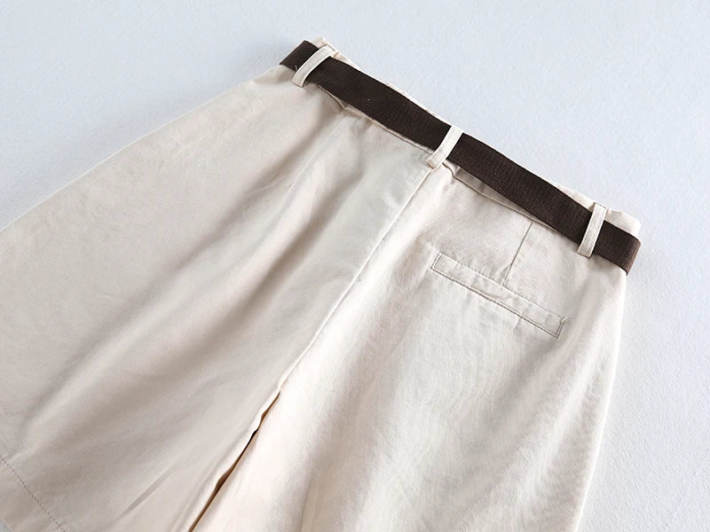 Soft Girl Solid Color High Waist Shorts