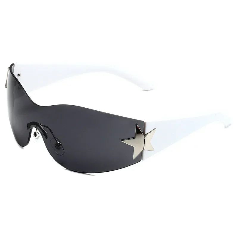 Y2K Rimless Star Sunglasses