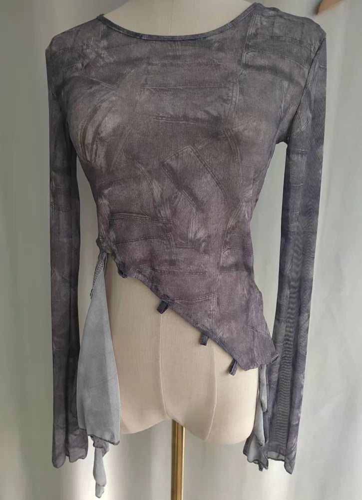 Vintage Hollow Out Shirt