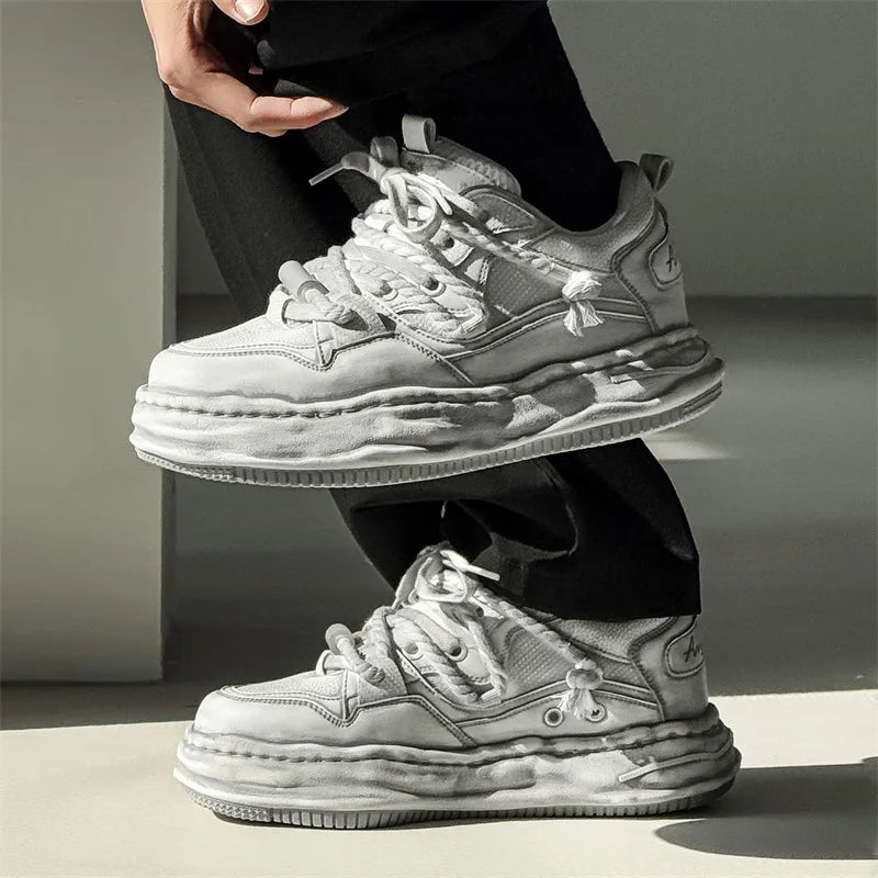 Y2K Dirty Punk Skating Sneakers
