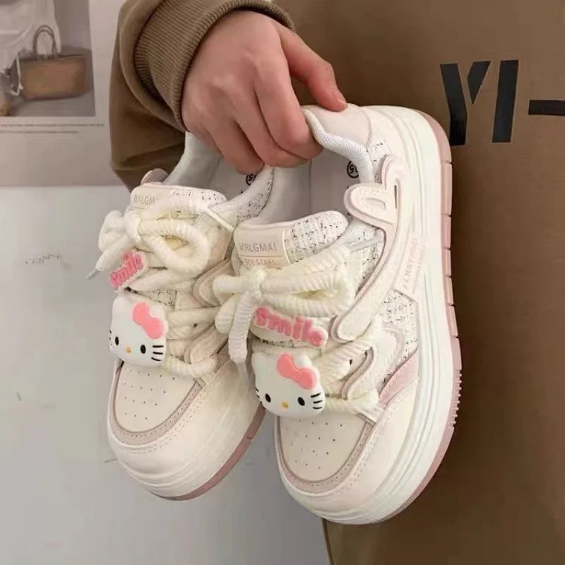 Zapatillas suaves con diseño de gatito atrapasueños para niña