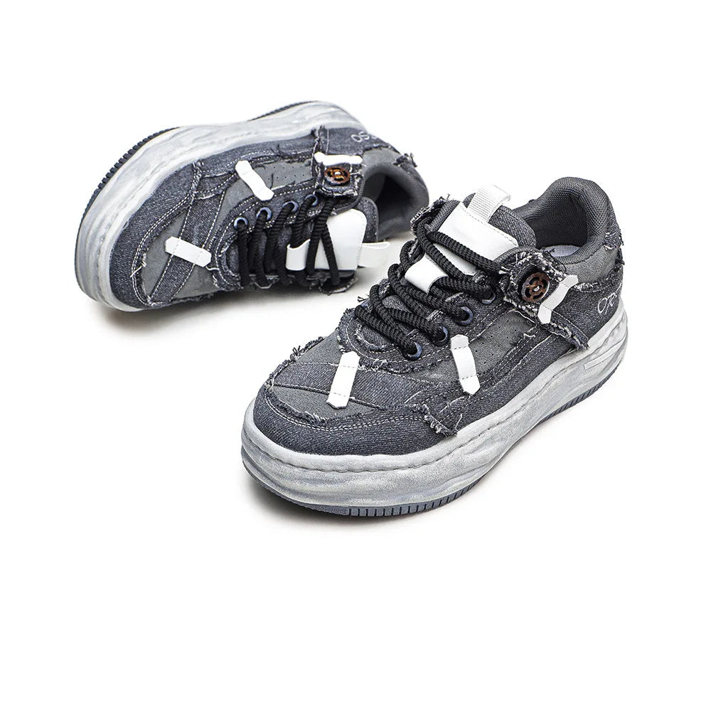 Y2K Retro Gray Street Sneakers
