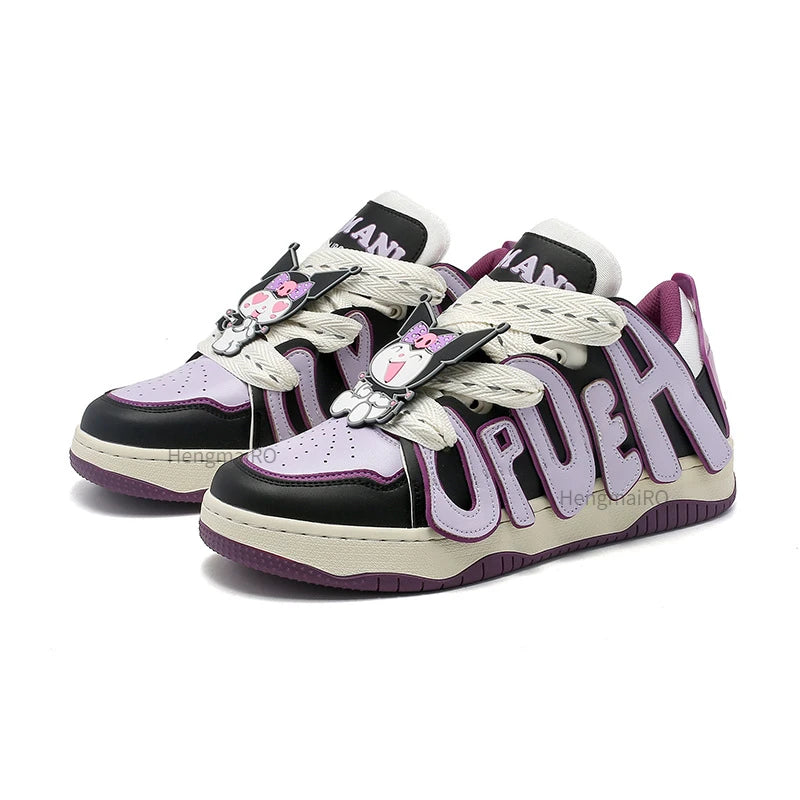 Y2K Punk Skating Letters Sneakers