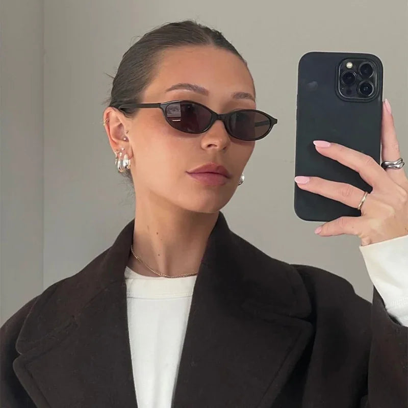 Retro Oval Y2k Sunglasses