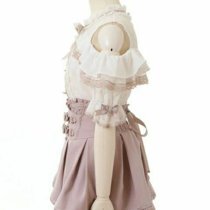 Lace Patchwork Sweet Shirt