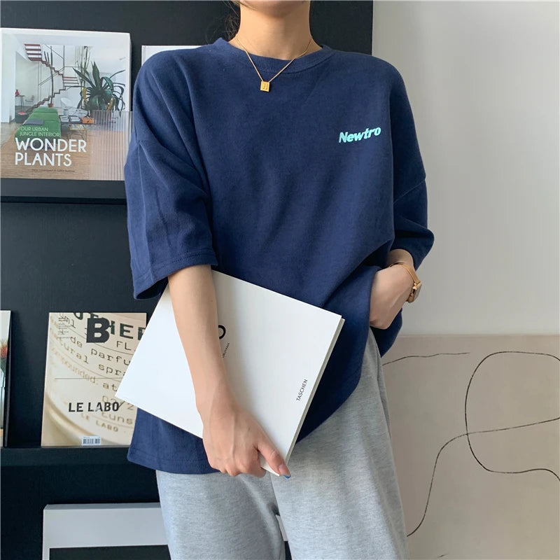 Soft Girl Korean Summer Women's T-Shirt