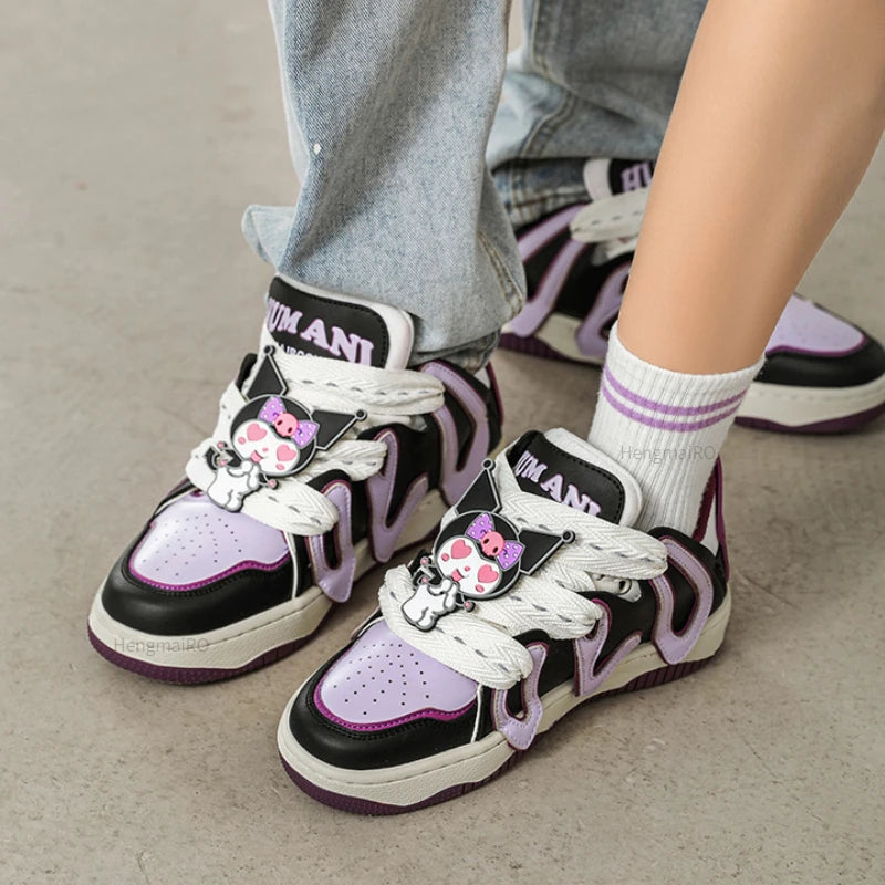 Y2K Punk Skating Letters Sneakers