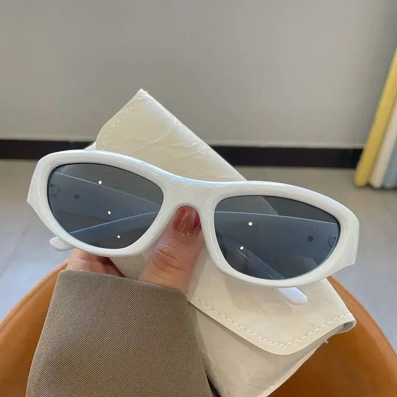 Y2K Punk Oval Sunglasses