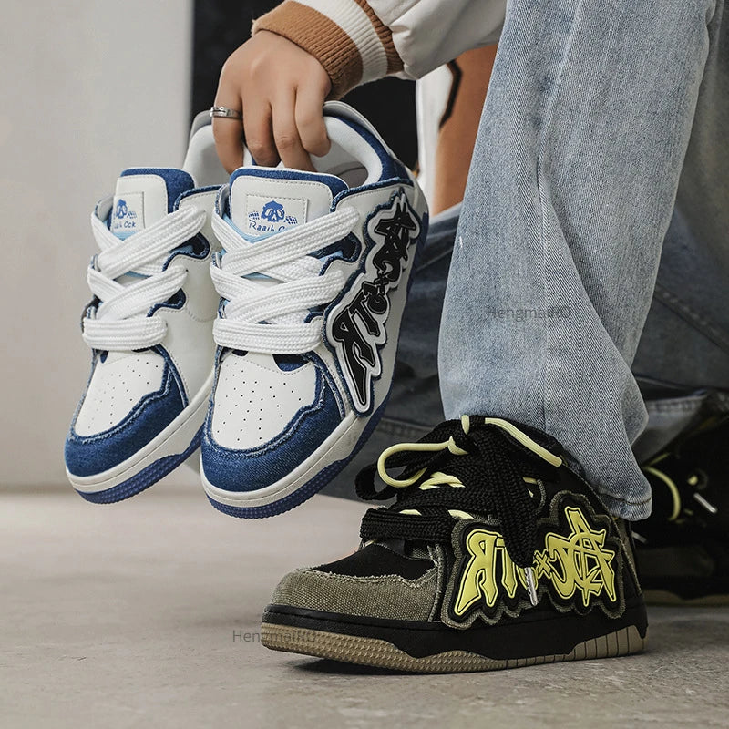 Goth Y2K Skateboard Sneakers