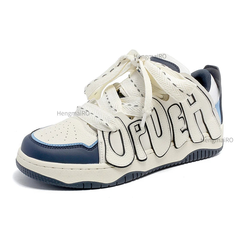 Y2K Punk Skating Letters Sneakers