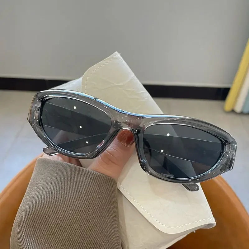Y2K Punk Oval Sunglasses