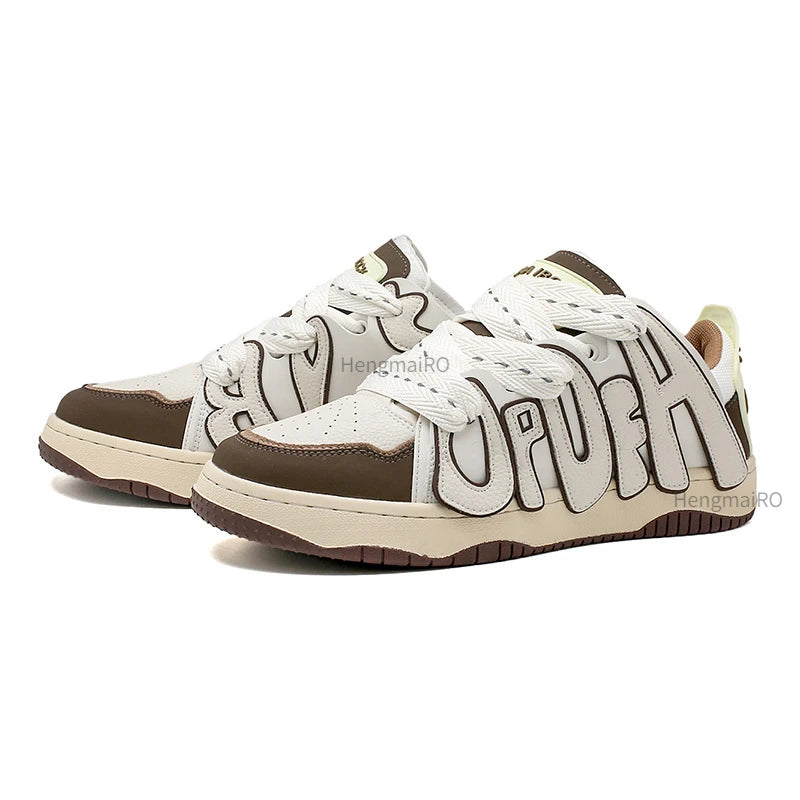Y2K Punk Skating Letters Sneakers
