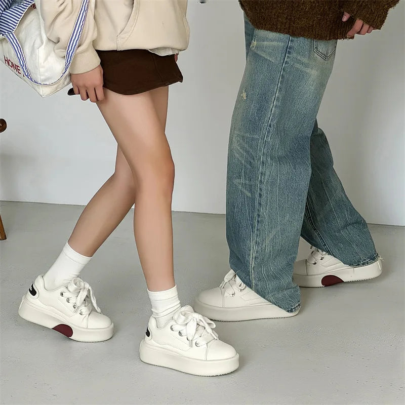 Y2K Retro Heart Skating Sneakers