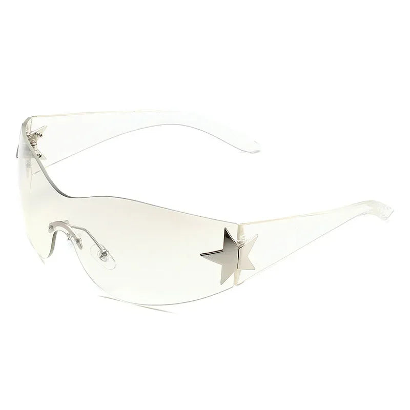 Y2K Rimless Star Sunglasses
