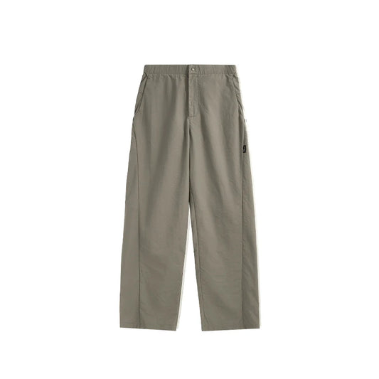Solid Color Button Fly Pants