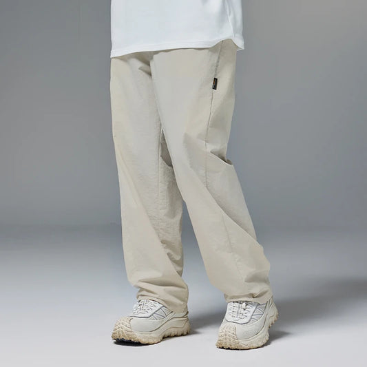 Solid Color Button Fly Pants