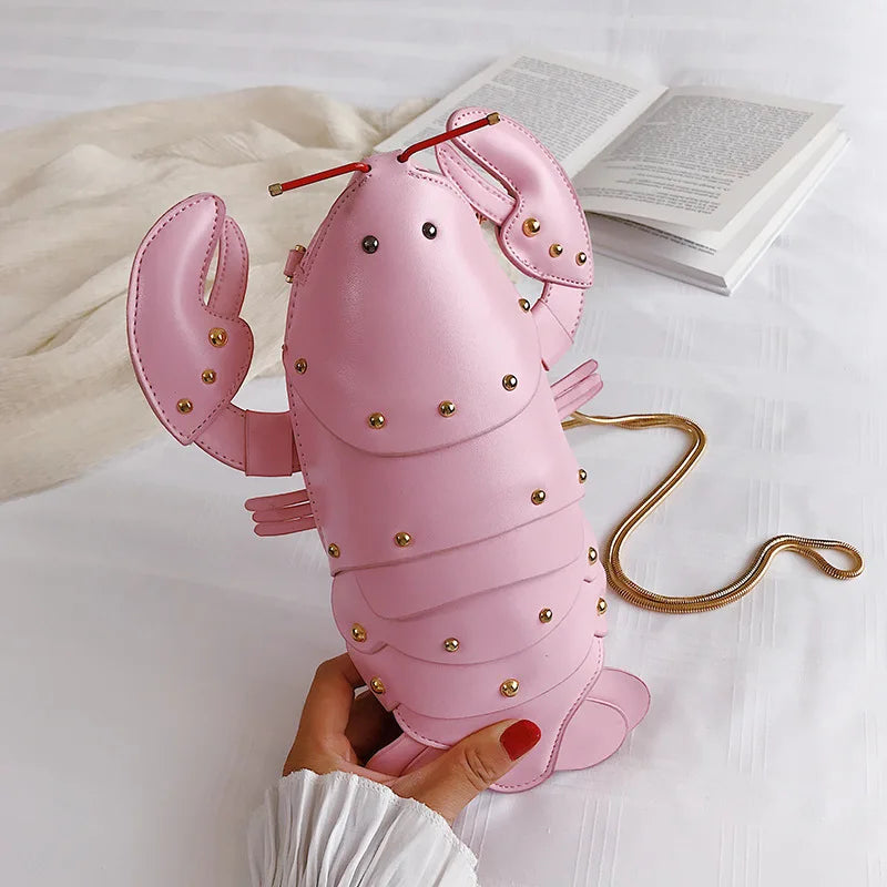 3D Lobster Mini Women Handbag