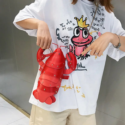 3D Lobster Mini Women Handbag