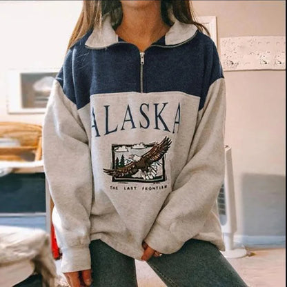 Sudadera suave con águila de Alaska