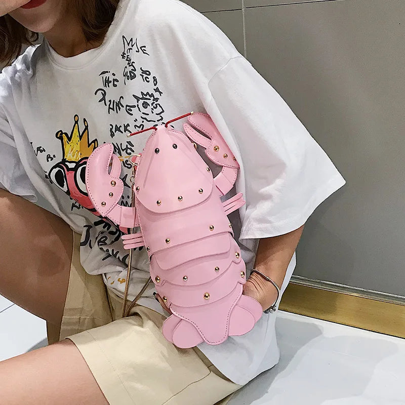 3D Lobster Mini Women Handbag