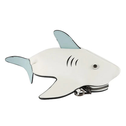 Shark Cartoon Women Cross Bag
