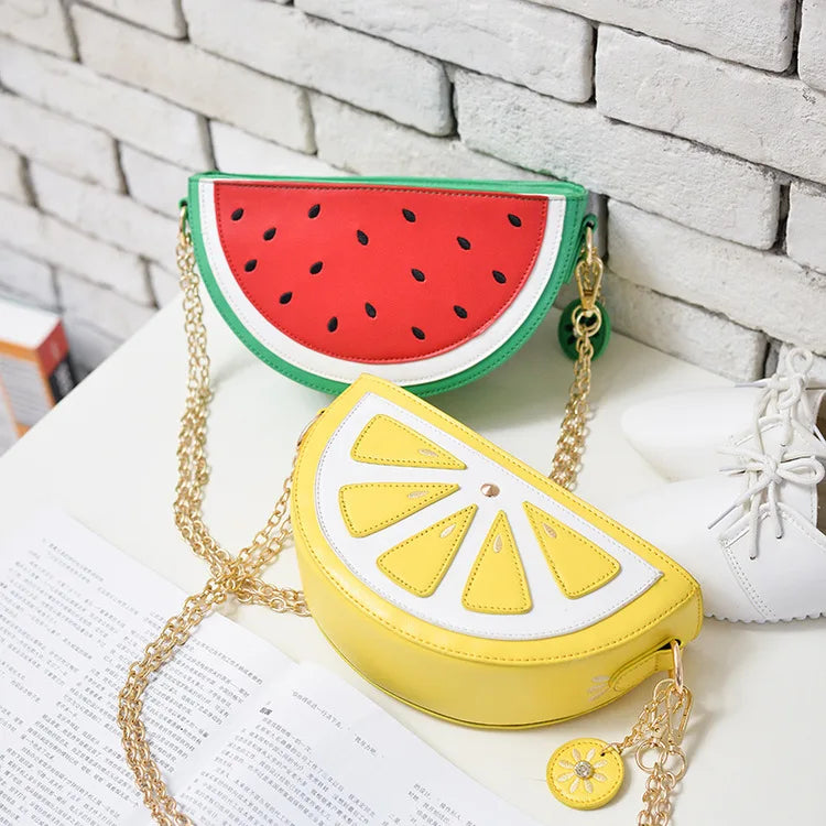 Lemon & Water Melon Shoulder Bag