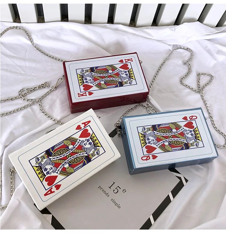 Poker Card Cross Bag