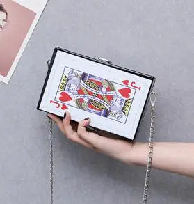 Poker Card Cross Bag
