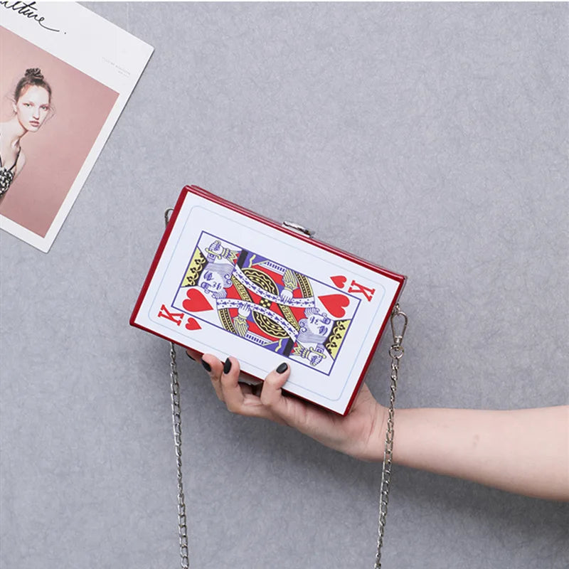 Poker Card Cross Bag