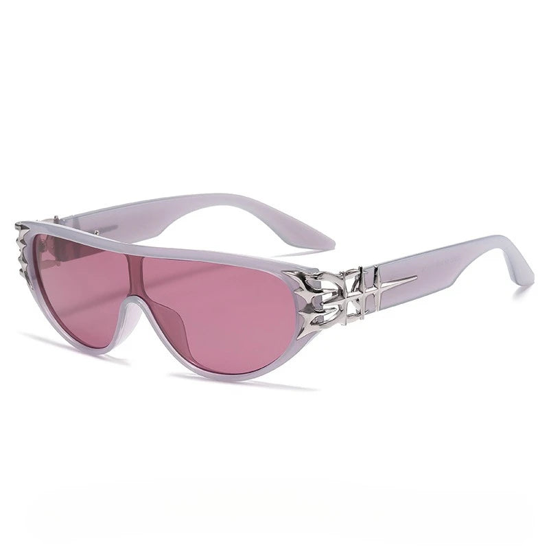 Y2K Metal Cat Eyes Sunglasses