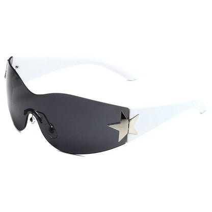 Y2K Rimless Star Sunglasses
