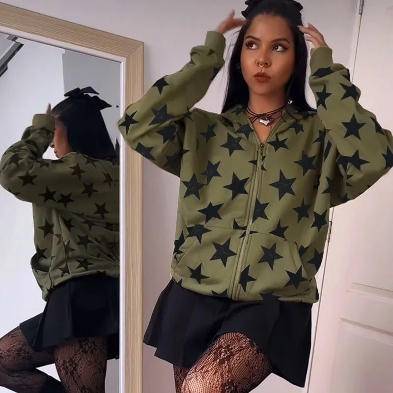 Vintage Star Gothic Hoodie