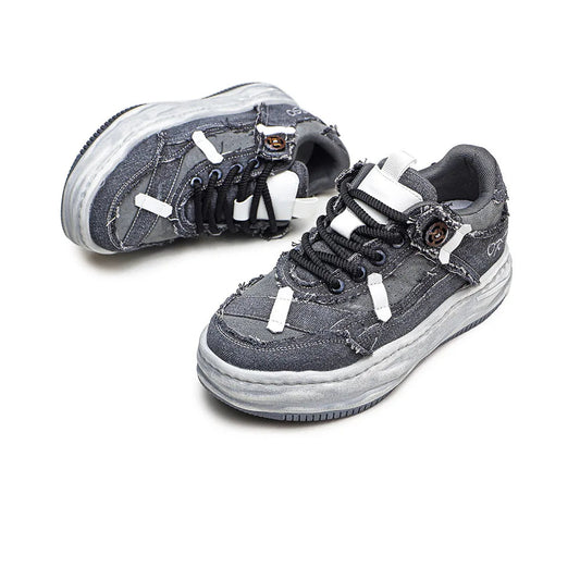Y2K Retro Gray Street Sneakers