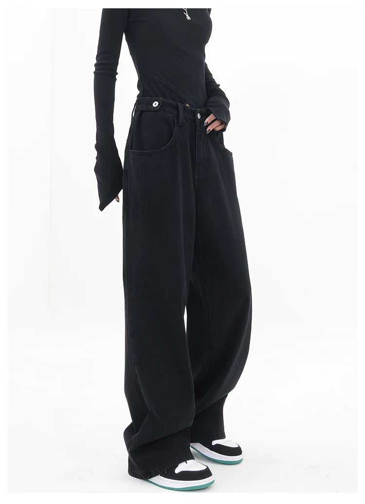 Vintage High Waist Wide Leg Jeans