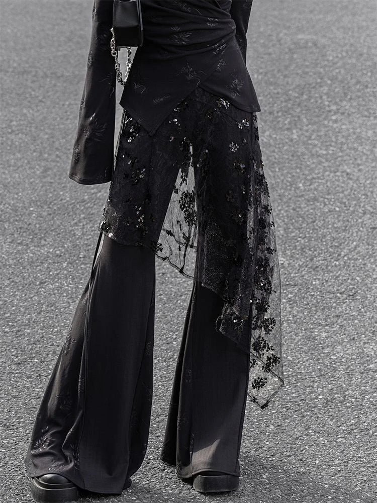 Grunge Glitter Bandage Skirt