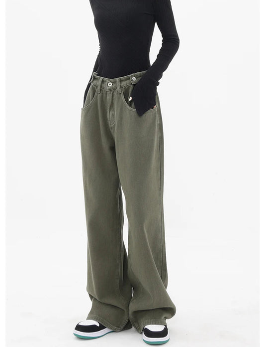 Vintage High Waist Wide Leg Jeans