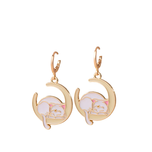 Cat & Rabbit Earrings