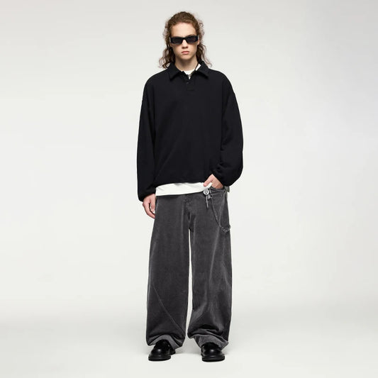 Vintage Loose Fit Corduroy Cargo Pants