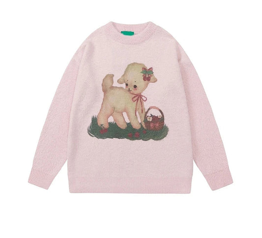 Cozy Vintage Mohair Knit Sweater