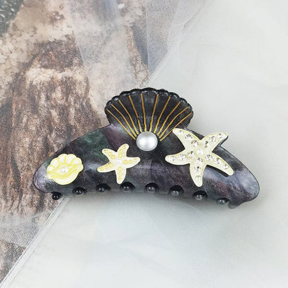 Y2K Claw Shell Starfish Hair Claw
