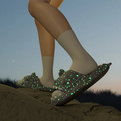 Luminous Shark Slippers