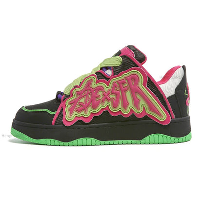 Goth Y2K Skateboard Sneakers