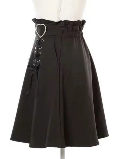 Sweet Gothic High Waist Mini Skirt