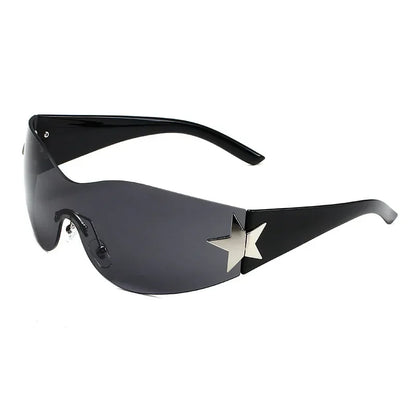 Y2K Rimless Star Sunglasses