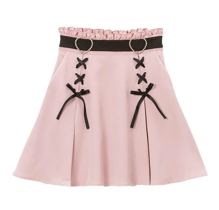 Sweet Gothic High Waist Mini Skirt