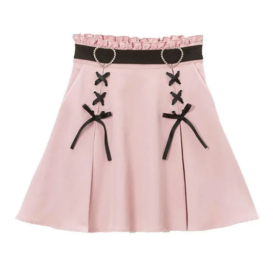 Sweet Gothic High Waist Mini Skirt