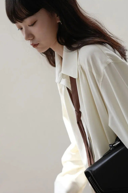 Minimalist Korean Style Oversize Button Shirt