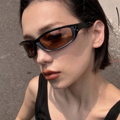 Y2k Retro Steam Punk Sunglasses
