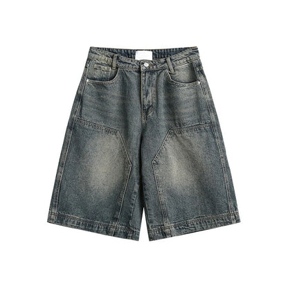 Vintage Washed Baggy Wide Leg Shorts