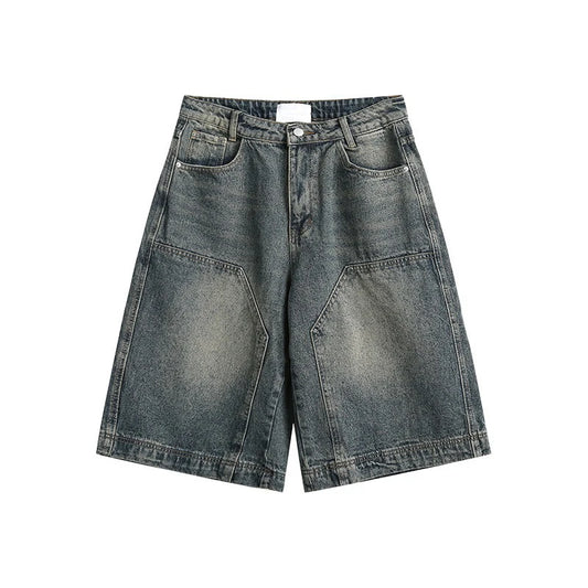 Vintage Washed Baggy Wide Leg Shorts